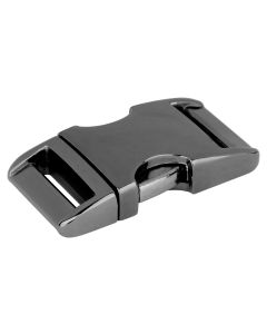 1 Inch Gunmetal Aluminum Side Release Buckles