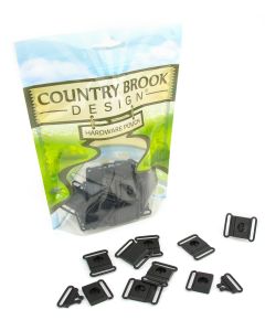 3/4 Inch Breakaway Center Release Plastic Buckle