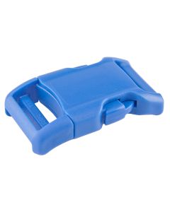 3/4 Inch Blue Contoured Side Release Plastic Buckles YKK®