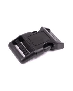 1 1/2 Inch side release contoured buckle on a white background