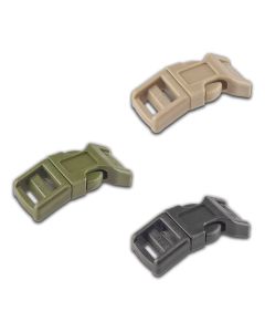 30 - 1/2 Inch Economy Contoured Side Release Plastic Buckle, Tactical Colors