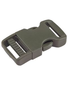 1 Inch Foliage Green Economy Flat Side Release Plastic Buckles