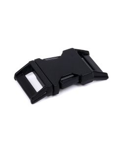 1 Inch Contoured Black Side Release Buckles
