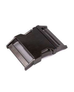 1 1/2 Inch Contoured Gunmetal Side Release Buckle