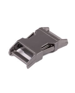 3/4 Inch Contoured Gunmetal Side Release Buckle