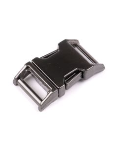 5/8 Inch Contoured Gunmetal Side Release Buckle