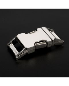 1 Inch Contoured Nickel Plated Side Release Buckles
