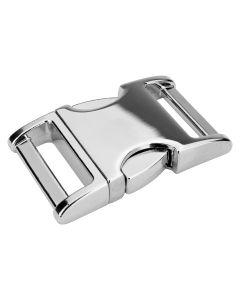 5/8 Inch Metal Convex Non Adjustable Side Release Buckles