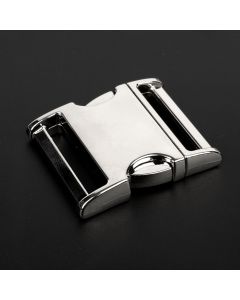 1 1/2 Inch Metal Convex Non Adjustable Side Release Buckles