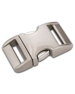 3/4 Inch Satin Aluminum Side Release Buckles