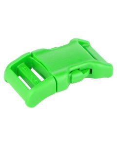 3/4 Inch Hot Green YKK Contoured Side Release Plastic Buckle