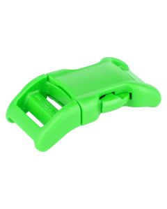 5/8 Inch Hot Green YKK Contoured Side Release Plastic Buckle