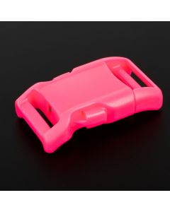 1 Inch Hot Pink YKK® Contoured Side Release Plastic Buckle