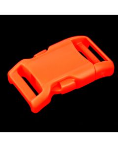 1 Inch Neon Orange YKK® Contoured Side Release Plastic Buckle