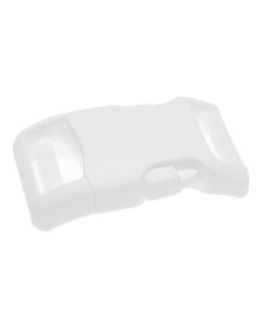 5/8 Inch White YKK Contoured Side Release Plastic Buckle