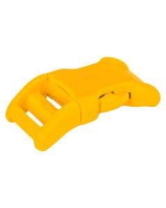 5/8 Inch Yellow YKK Contoured Side Release Plastic Buckle
