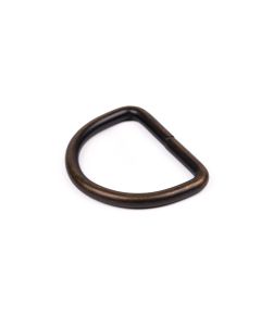 1 1/2 Inch Aged Bronze Heavy Welded D-Ring