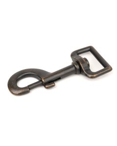 1 Inch Aged Bronze Swivel Snap Hooks - Secondary View