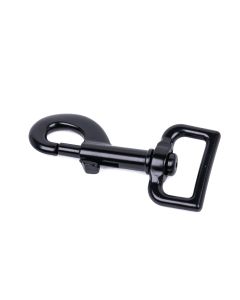 1 Inch Black Swivel Snap Hooks