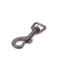 5/8 Inch Gunmetal Swivel Snap Hooks
