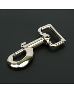 Metal Snap Hook on black background