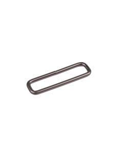 1 1/2 Inch Gunmetal Rectangle Metal Keeper