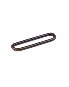 1 1/2 Inch Aged Bronze Narrow Mouth Metal Keeper