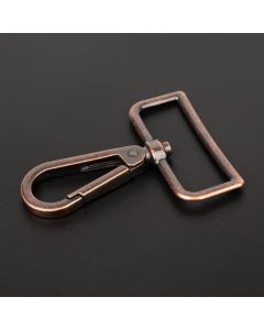 1 1/2 Inch Antique Copper Purse Lobster Clasp Swivel Snap Hook