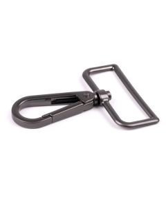 1 1/2 Inch Gunmetal Purse Lobster Clasp Swivel Snap Hook
