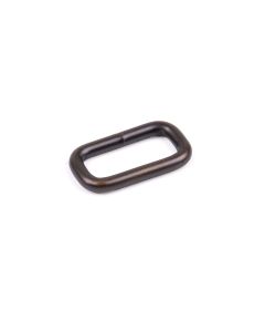 5/8 Inch Aged Bronze Heavy Welded Rectangle Ring