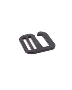 1 Inch Black G-Hook Adjustable Triglide Slide Buckle