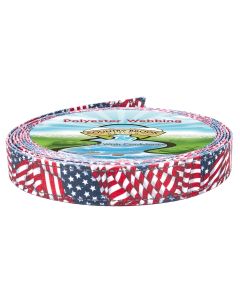 A traditional flag pattern with reflectors on the side